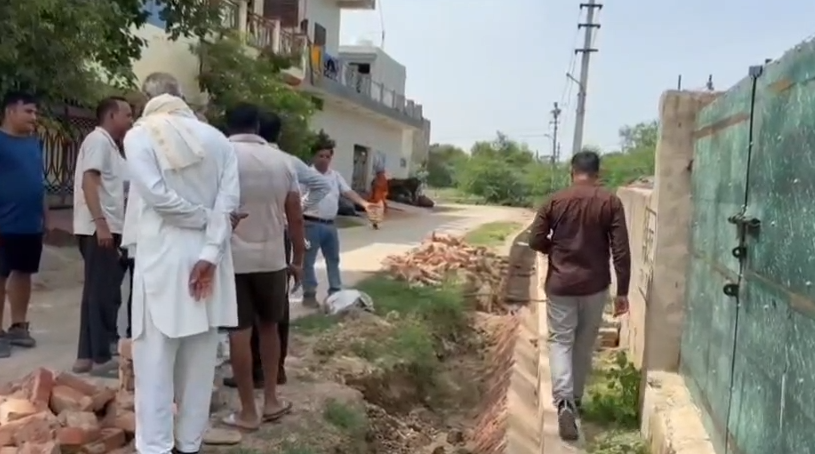 अलवर में 95 लाख का नाला तीन बार ढहा, जांच शुरू